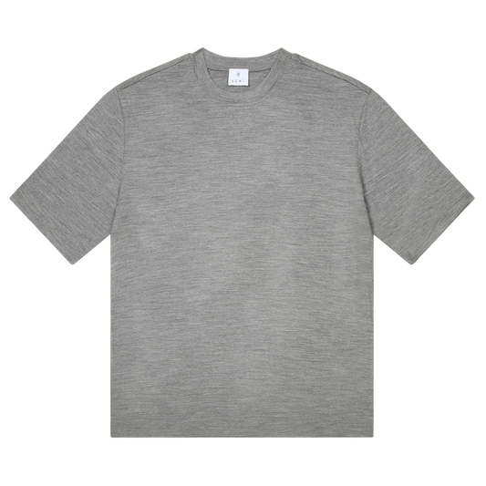 Tee-Shirt Heron - Gris Chiné