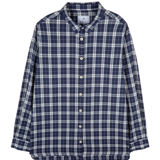 Chemise Eden - Carreaux Bleu