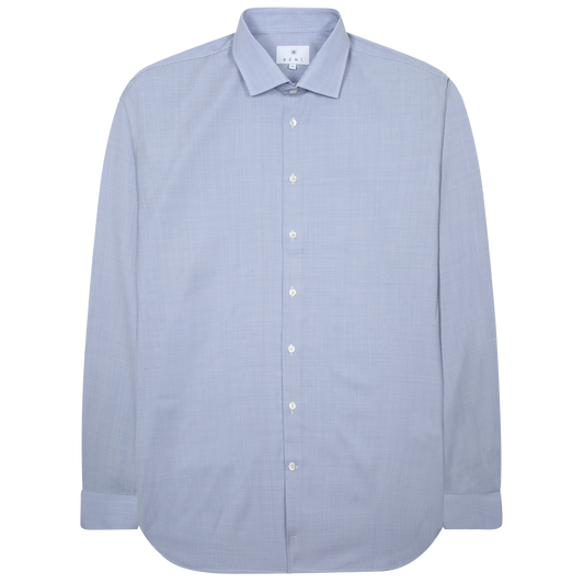 Dunedin Shirt - Houndstooth Blue