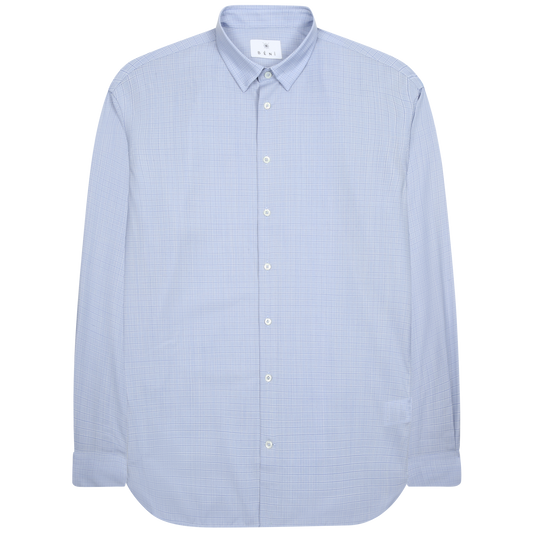 Hopkins Shirt - Light Blue Check